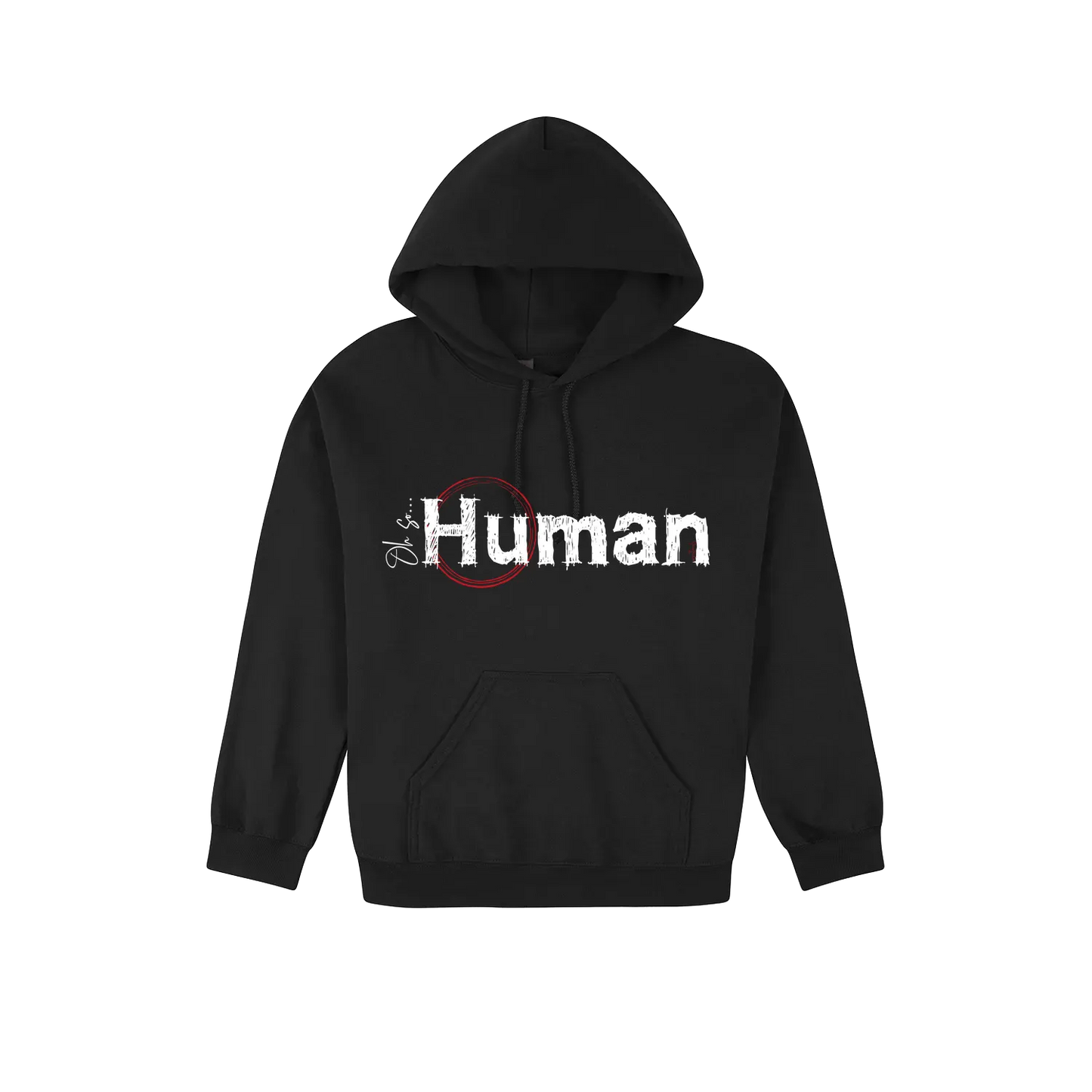 Black front flat lay