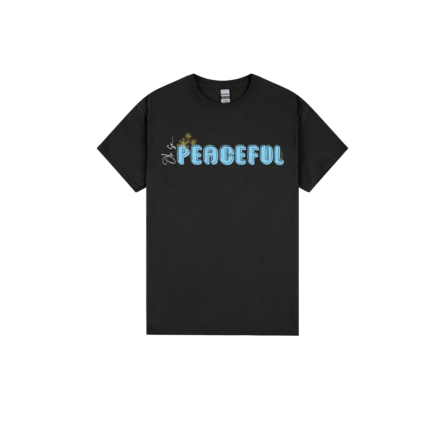 Black front flat lay