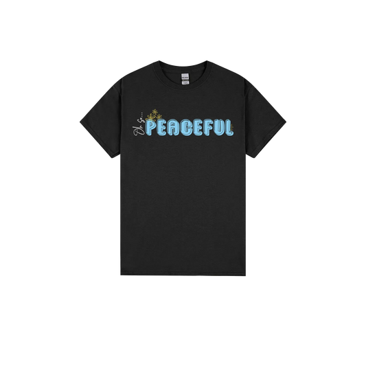 Black front flat lay