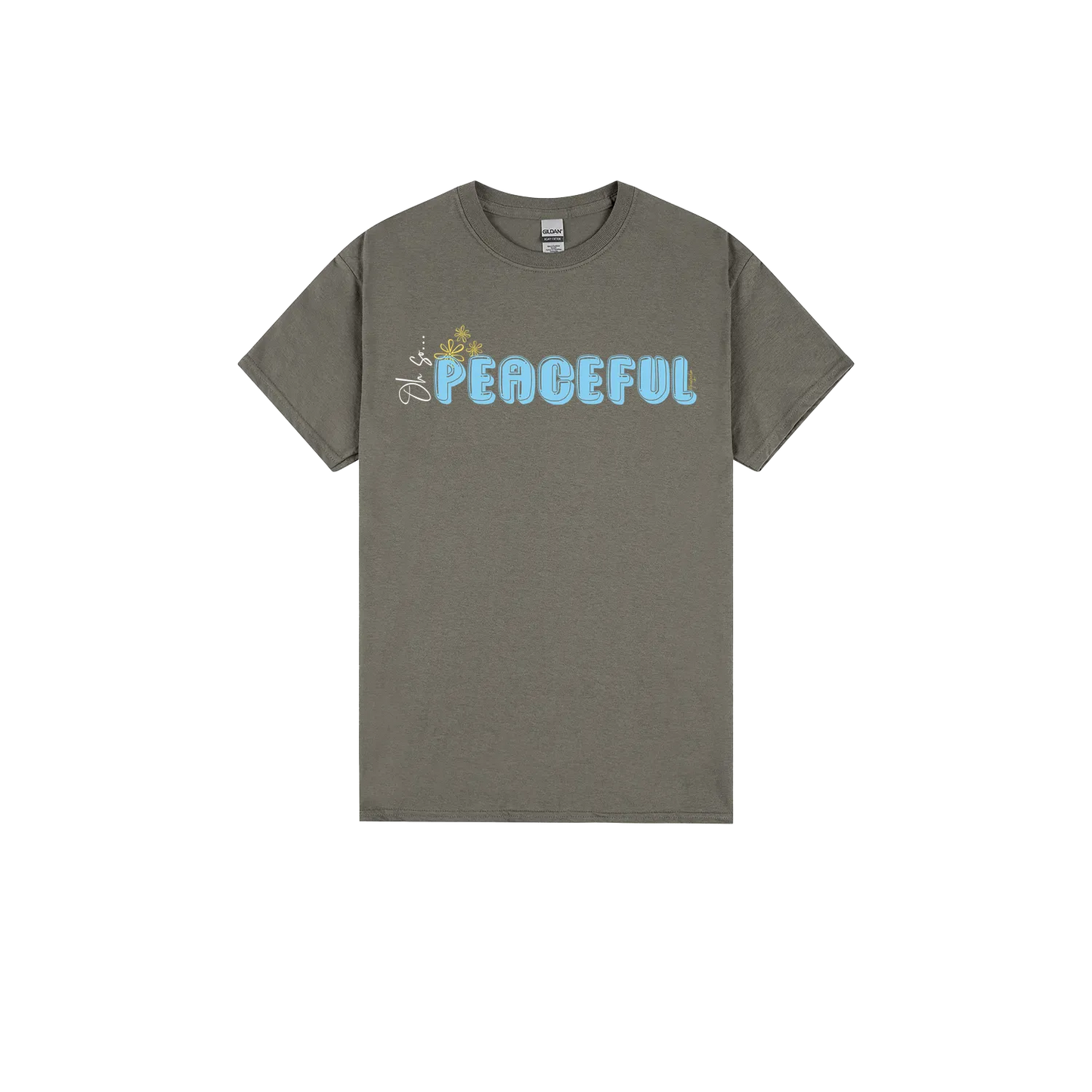 Charcoal front flat lay