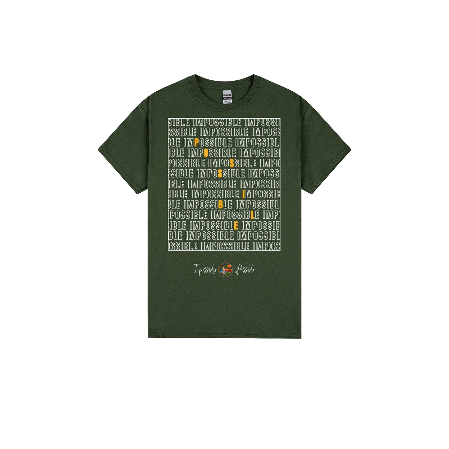 Forest Green front flat lay