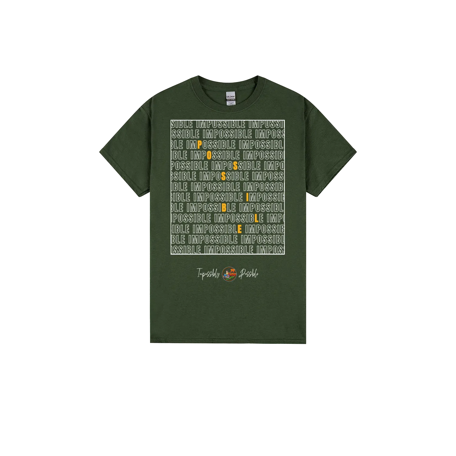 Forest Green front flat lay