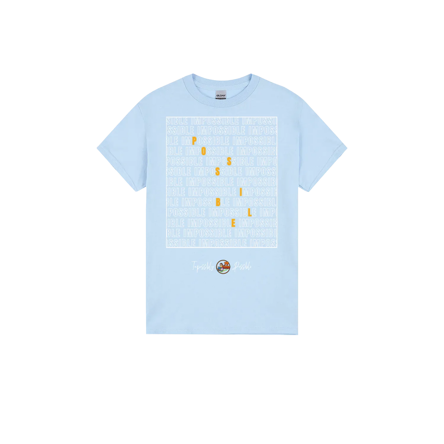 Light Blue front flat lay