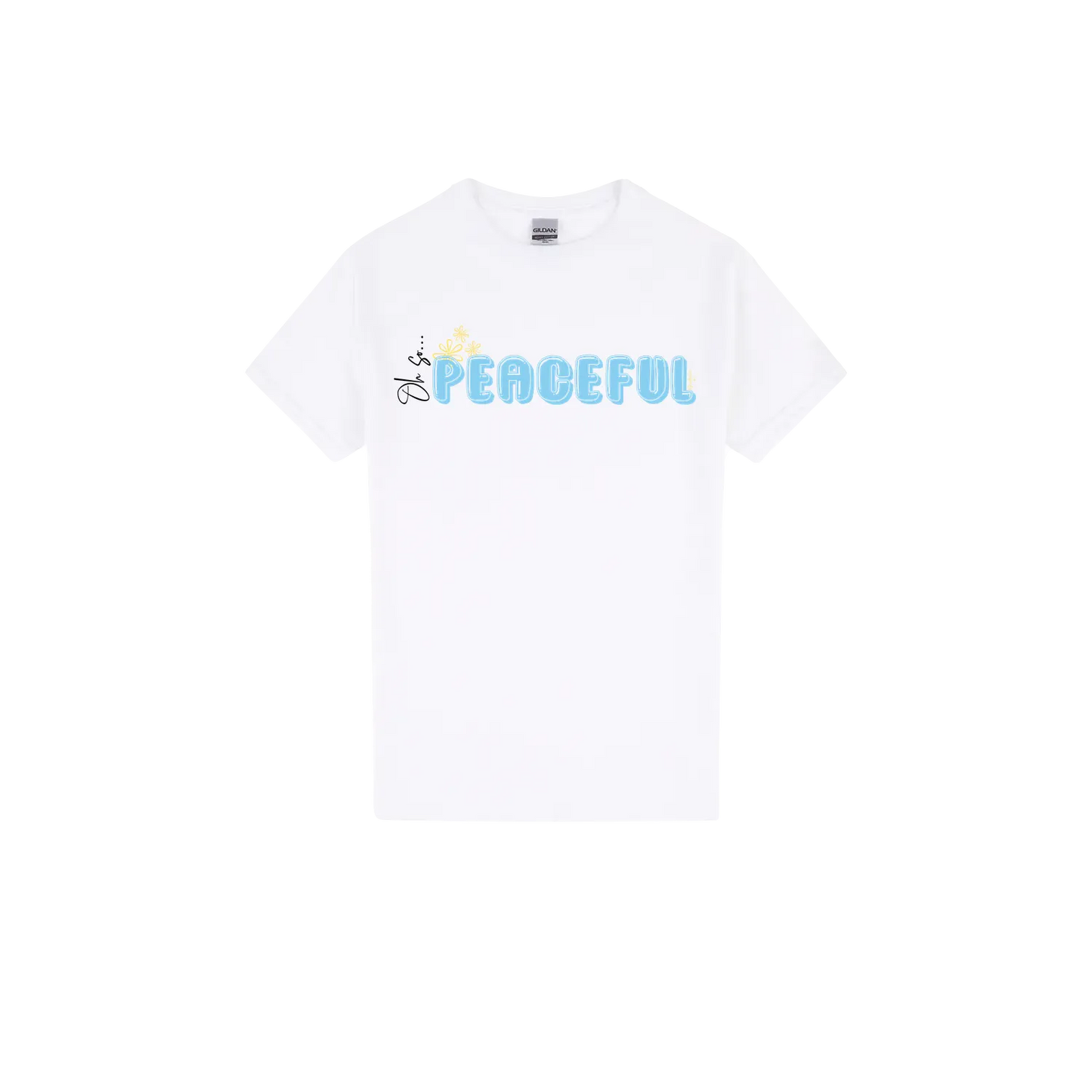 White front flat lay